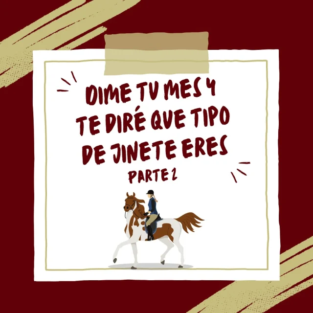🌟 PARTE DOS 🌟
“Dime tu mes y te diré qué tipo de jinete eres 🐴✨

Cada mes guarda una esencia diferente…
Hay quienes montan con el alma, otros con la mente, otros con la creatividad o la disciplina.
Porque no todos vemos el mundo igual, y tampoco montamos igual.

Hoy llega la parte dos de esta dinámica que tanto les gustó.
Descubre si eres el artista, el rebelde, el observador, el intenso, el equilibrado o el competitivo.

💭 Comenta tu mes abajo y te diremos qué tipo de jinete vive en ti.
¿Estás listo para conocerte mejor?” #viral #mes #nuevo #equus